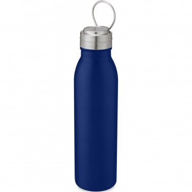 Logotrade Geschäftsgeschenke das Foto: Harper 700 ml Sportflasche aus Edelstahl mit Metallschlaufe