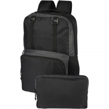 Logotrade Werbeartikel das Foto: Trailhead 15" GRS recycelter zweifarbiger Laptop-Rucksack 14 L