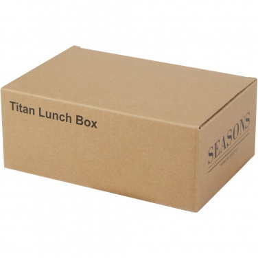 Logotrade Firmengeschenke das Foto: Titan Lunchbox aus recyceltem Edelstahl