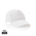 Impact 5 Panel Kappe aus 190gr rCotton mit AWARE™ Tracer, Weiß