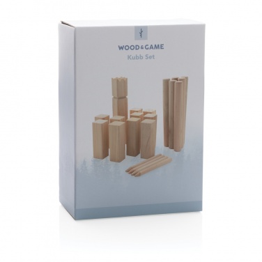 Logotrade Geschäftsgeschenke das Foto: Kubb Outdoor Wurfspiel aus Holz