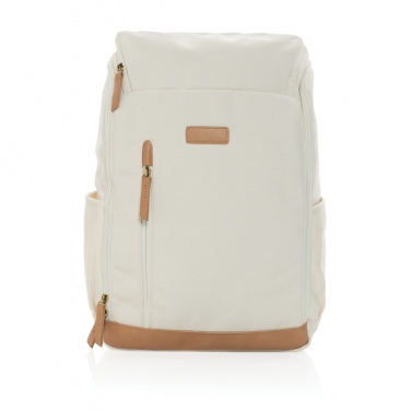 Logotrade Logogeschenke das Foto: Impact AWARE™ 16 oz. r recyceltem canvas 15" Laptop-Rucksack