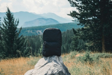 Logotrade werbemittel das Foto: Dillon AWARE™ RPET faltbarer klassischer Rucksack