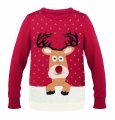 Weihnachtspullover L/XL, Rot