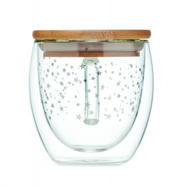 Logotrade werbemittel das Foto: Becher Borosilikatglas Stern