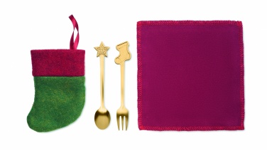 Logotrade Logogeschenke das Foto: Dessert-Besteck