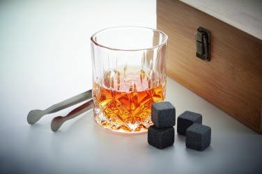Logotrade Geschäftsgeschenke das Foto: Whisky Set in Bambus Box