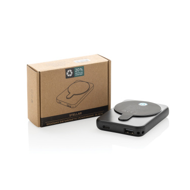 Logotrade Geschäftsgeschenke das Foto: Stellar 5.000mAh 5W magnetische Powerbank aus RCS rec. ABS