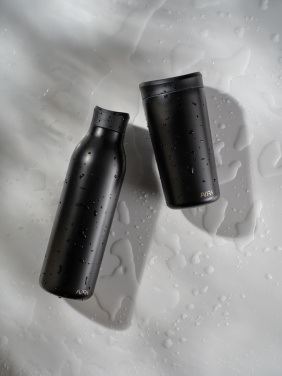 Logotrade Werbeartikel das Foto: Avira Alix Klickbecher aus RCS rec. Stahl 400ml