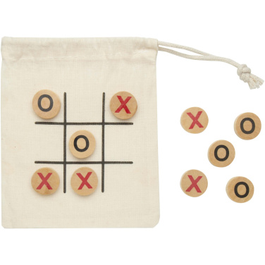 Logotrade Werbegeschenke das Foto: Whorl Tic-Tac-Toe Spiel aus Holz