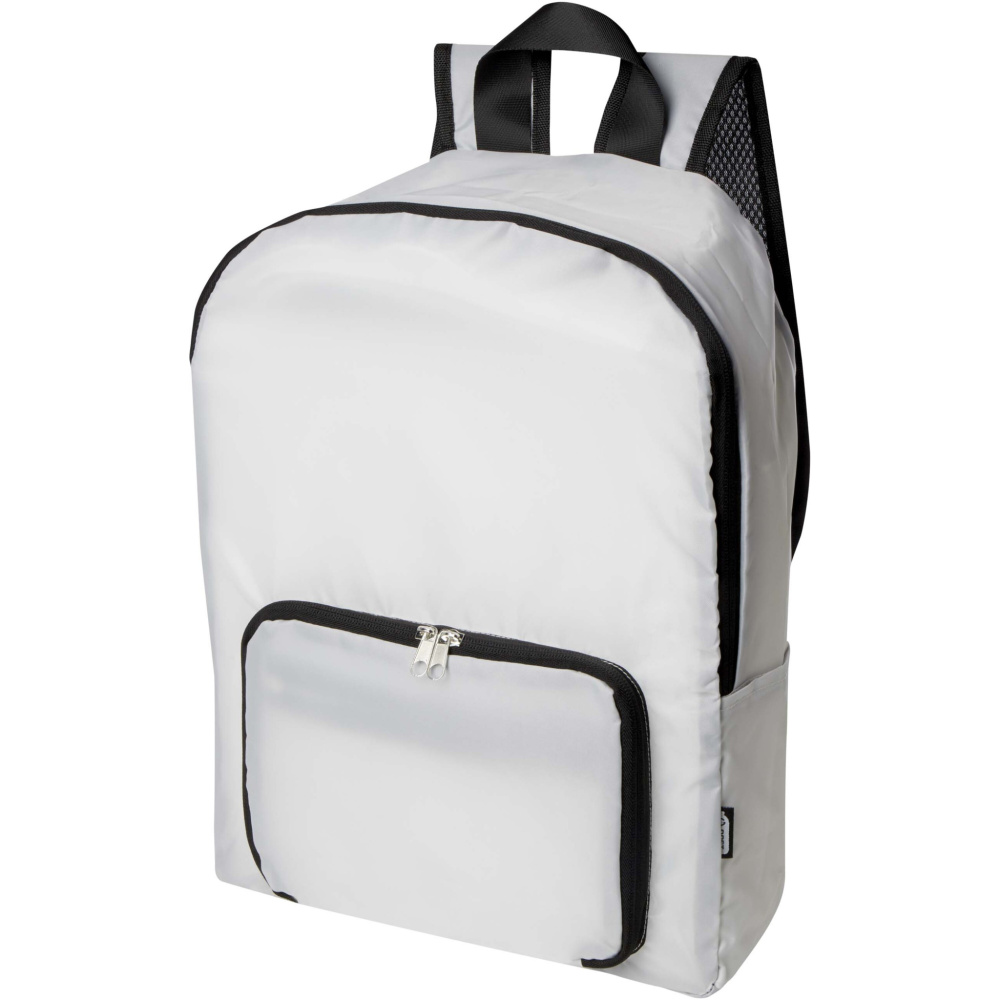 Logotrade Firmengeschenke das Foto: EcoFold faltbarer RPET Rucksack 15 L