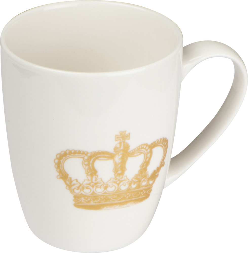 Logotrade Geschäftsgeschenke das Foto: Tasse mit Kronenaufdruck 300 ml