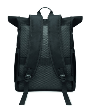 Logotrade Werbeartikel das Foto: Rolltop-Rucksack 600D RPET