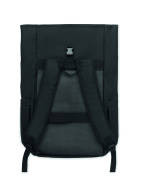 Logotrade Werbeartikel das Foto: Rolltop-Rucksack 600D RPET