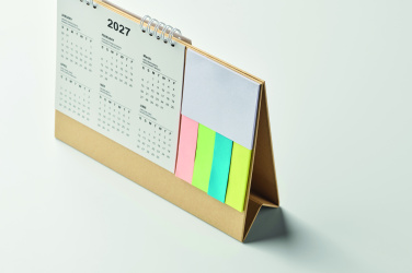 Logotrade Werbeartikel das Foto: Tischkalender mit Memoblock