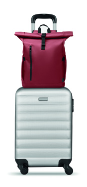 Logotrade Werbegeschenke das Foto: Rolltop-Rucksack 600D RPET