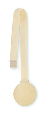 Logotrade Firmengeschenke das Foto: Medaille aus Holz