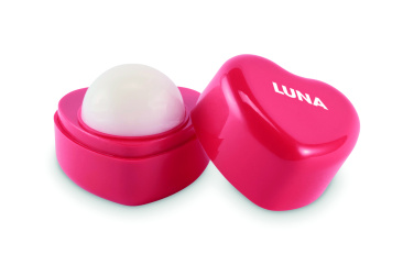 Logotrade Logogeschenke das Foto: Lippenbalsam Herz