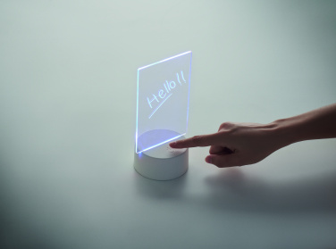Logotrade Firmengeschenke das Foto: Memoboard mit LED-Beleuchtung