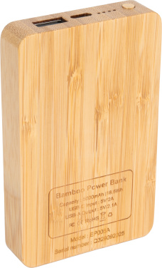 Logotrade Firmengeschenke das Foto: Powerbank 5000 mAh mit beleuchtetem Logo