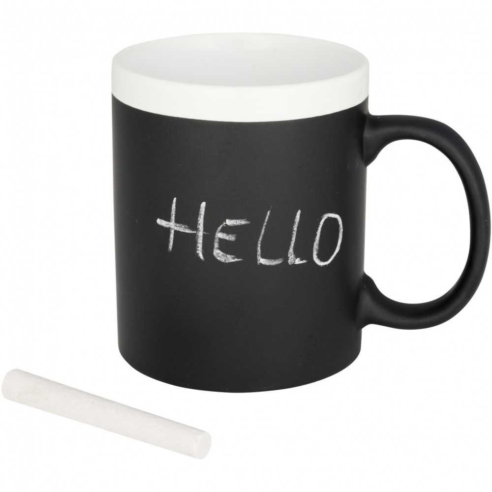 Logotrade promotional product picture of: Chalk-write 330 ml ceramic mug