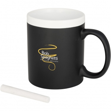 Logotrade promotional product picture of: Chalk-write 330 ml ceramic mug