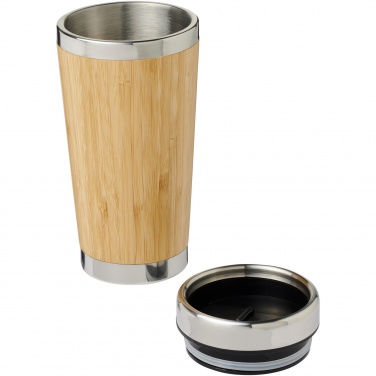 Logotrade advertising products photo of: Bambus 450 ml tumbler with bamboo outer