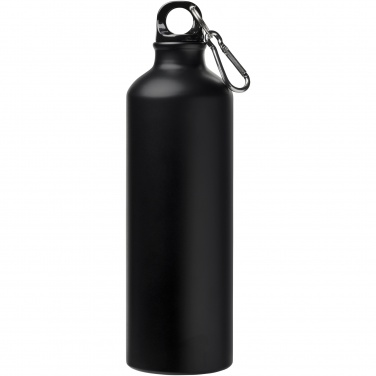 Logo trade promotional giveaway photo of: Oregon 770 ml matte water bottle with carabiner