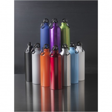 Logo trade business gift photo of: Oregon 770 ml matte water bottle with carabiner