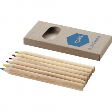 Logotrade promotional merchandise image of: Ayola 6-piece coloured pencil set