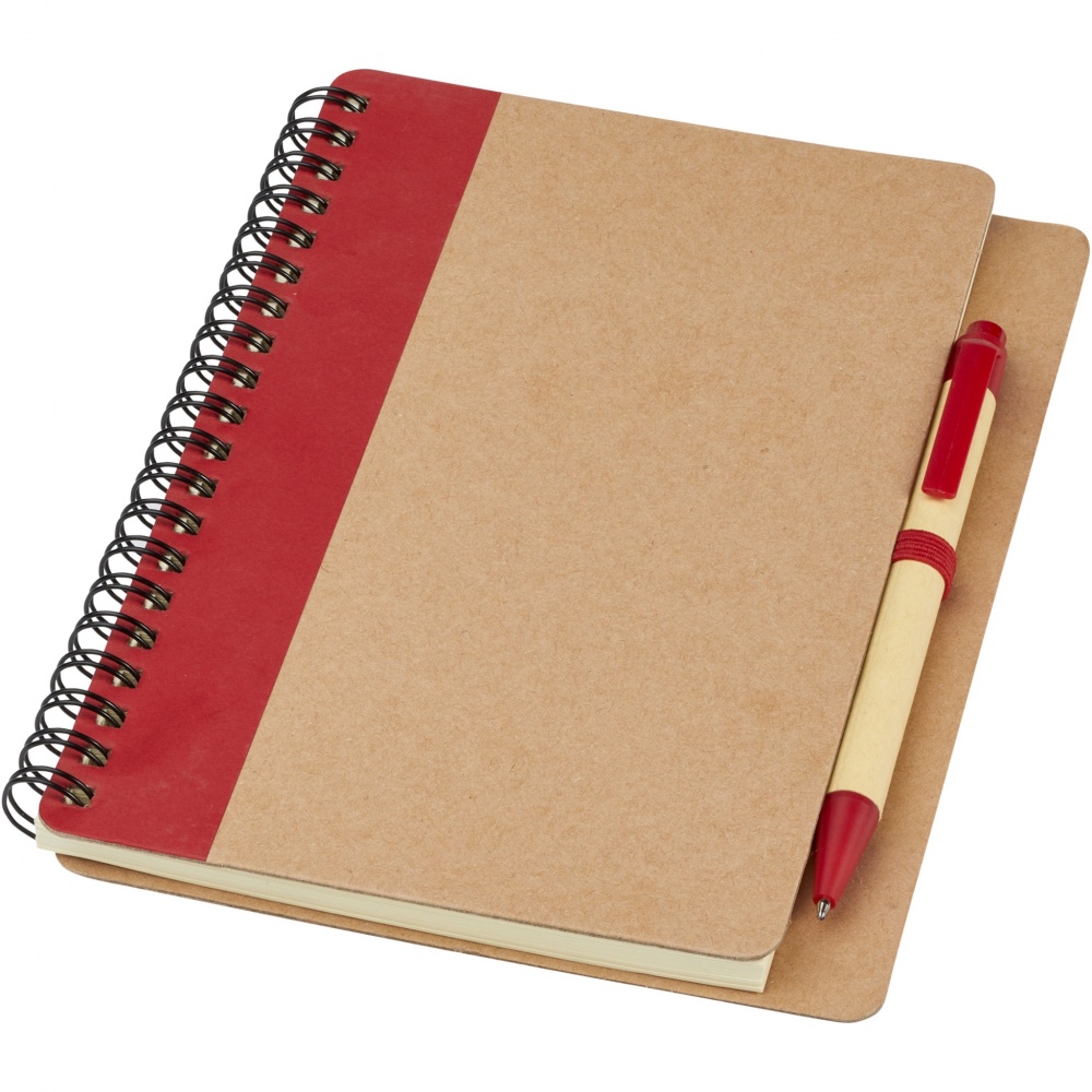 Logo trade promotional items image of: Priestly recycled notebook with pen