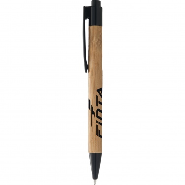 Logo trade promotional products image of: Borneo bamboo ballpoint pen