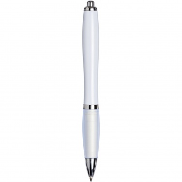 Logo trade promotional merchandise picture of: Nash ballpoint pen with coloured barrel and grip