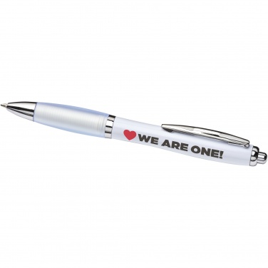 Logo trade promotional products picture of: Nash ballpoint pen with coloured barrel and grip