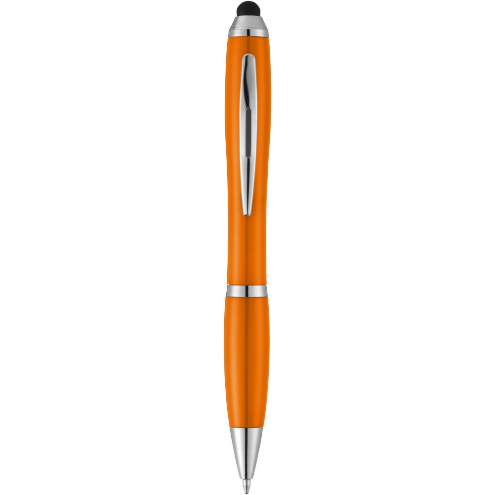 Logotrade promotional product picture of: Nash stylus ballpoint pen with coloured grip