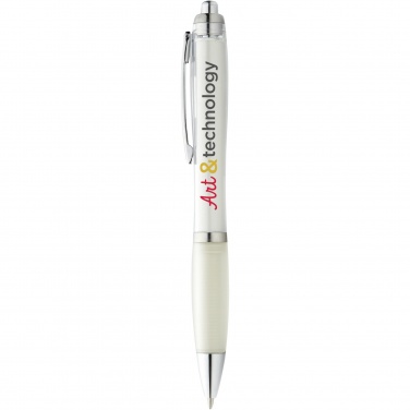 Logotrade promotional giveaway image of: Nash ballpoint pen coloured barrel and grip