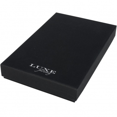 Logotrade promotional item image of: Carbon duo pen gift set with pouch