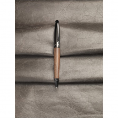 Logo trade promotional merchandise image of: Loure wood barrel ballpoint pen