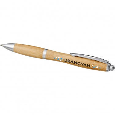 Logotrade promotional giveaway image of: Nash bamboo ballpoint pen