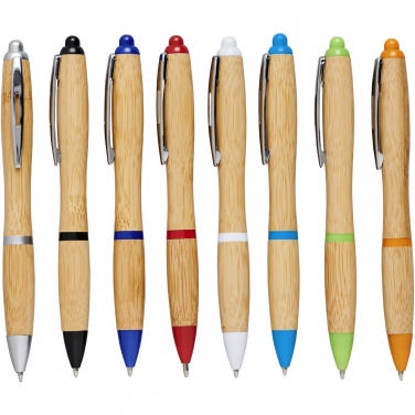 Logotrade promotional item picture of: Nash bamboo ballpoint pen