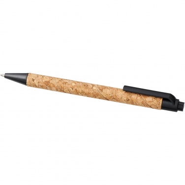 Logotrade promotional merchandise image of: Midar cork and wheat straw ballpoint pen