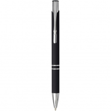 Logo trade corporate gifts image of: Moneta soft touch ballpoint pen