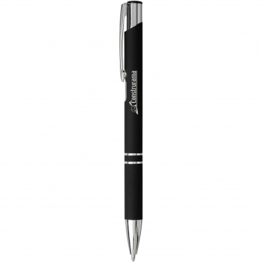 Logo trade promotional merchandise photo of: Moneta soft touch ballpoint pen