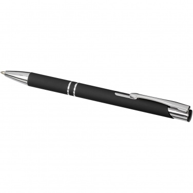 Logo trade promotional item photo of: Moneta soft touch ballpoint pen
