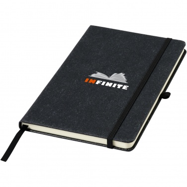 Logo trade promotional merchandise photo of: Atlana leather pieces notebook