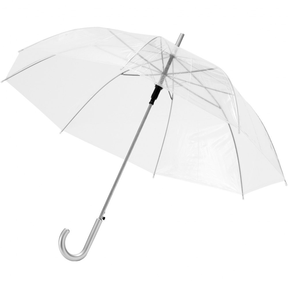 Logo trade promotional gifts image of: Kate 23" transparent auto open umbrella