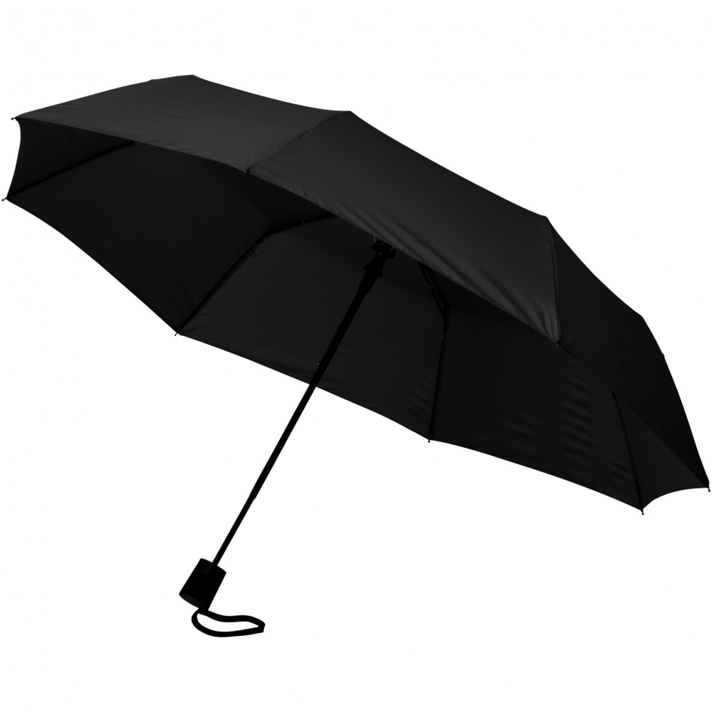 Logo trade business gift photo of: Wali 21" foldable auto open umbrella