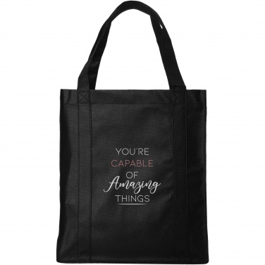 Logo trade promotional products image of: Liberty bottom board non-woven tote bag 29L