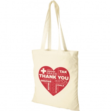 Logo trade advertising products picture of: Madras 140 g/m² cotton tote bag 7L