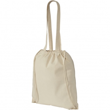 Logo trade advertising products image of: Eliza 240 g/m² cotton drawstring bag 6L